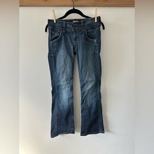 Hudson Bootcut Jeans Size 25 Made in USA Dark Wash Stretch Denim